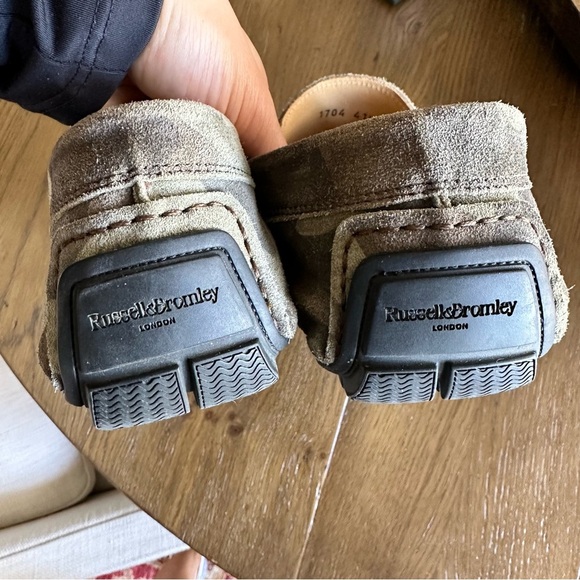 Russell & Bromley men’s camo print suede slip ons, loafers, driver - Picture 4 of 14